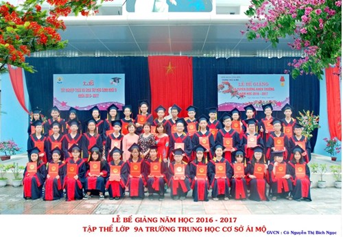 Trường THCS Ái Mộ long trọng tổ chức Lễ bế giảng năm học 2016-2017